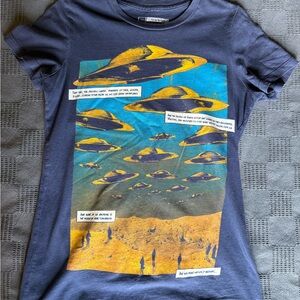 Set of 4 Neil Gaiman shirts from 2012 Comic Con